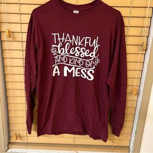 Flawed Gildan long sleeve tee